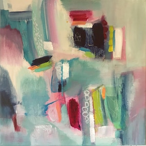 Pittura Astratta, Decorale Murale, Arte Originale, Disegno Murale Astratto, Pittura Quadrata, Decor, Pittura Contemporanea, Arte Parete