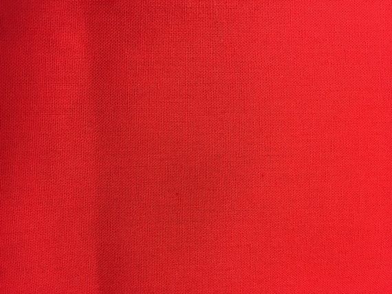 Red Cotton fabric Scandinavian cotton 