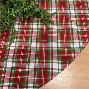 Christmas tree skirt, Tartan tree skirt, linen tree skirt,  tree skirt, rustic decorations,Christmas gift