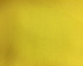 Yellow Cotton fabric, Scandinavian cotton fabric,yellow curtain fabric, cotton- 100%
