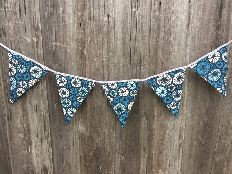 Ghirlanda Di Bandierine Multicolore In Tessuto - 12m Con 42 Bandiere Per Feste, Compleanni, Matrimoni - Foto 8