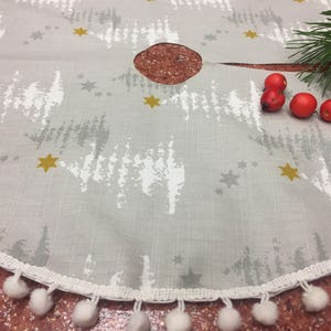 Kerstboomrok, boomrok, pom pomboomrok, Zweedse boomrok, Scandinavisch design