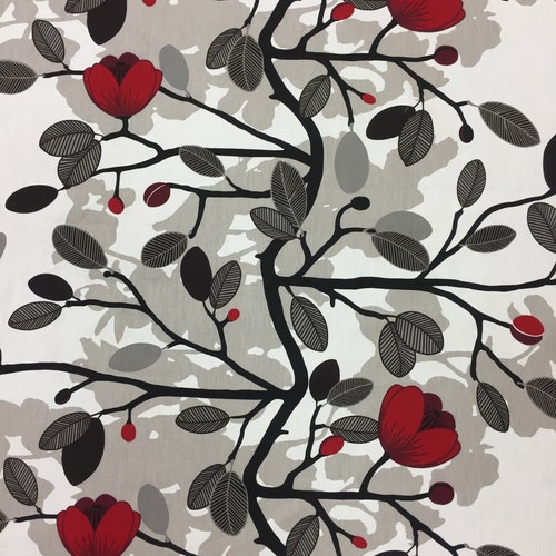 Swedish Blooms Fabric Vilda Blommor wildflowers by Jenimp Etsy