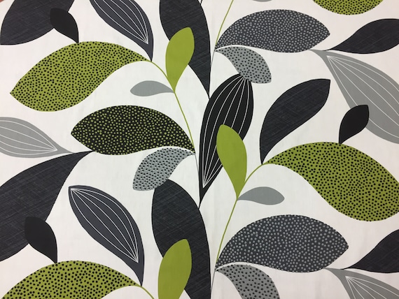 Image showcasing Scandinavian Design Upholstery Fabric White With Black and | Etsy