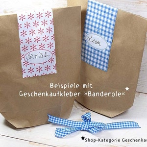 50 x Geschenktüte Bodenbeutel Kraftpapiertüte braun 14 x 22 cm Bild 2