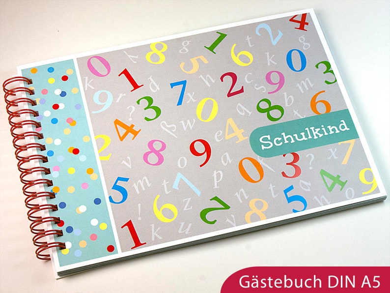 Gästebuch A5 Einschulung Schulanfang Bild 1