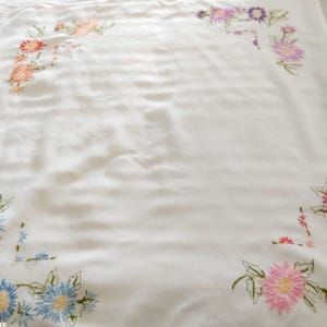 Vintage Embroidered Tablecloth