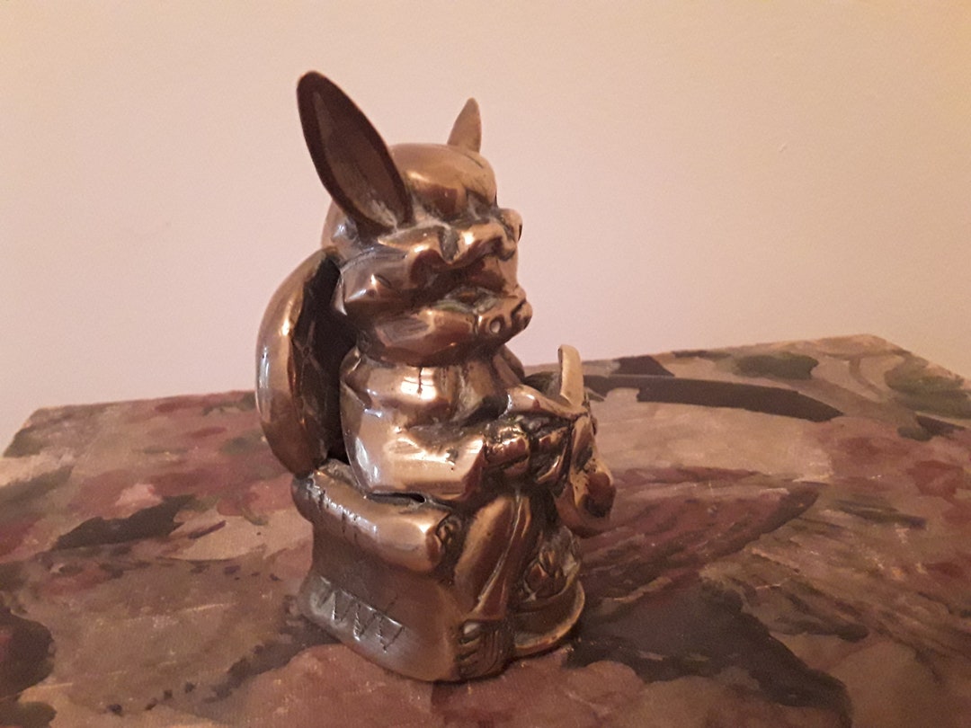 Vintage Brass Rabbit - Etsy