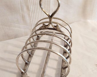 Tostadora vintage chapada en plata.