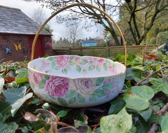 Vintage Bon Bon Dish with Handle