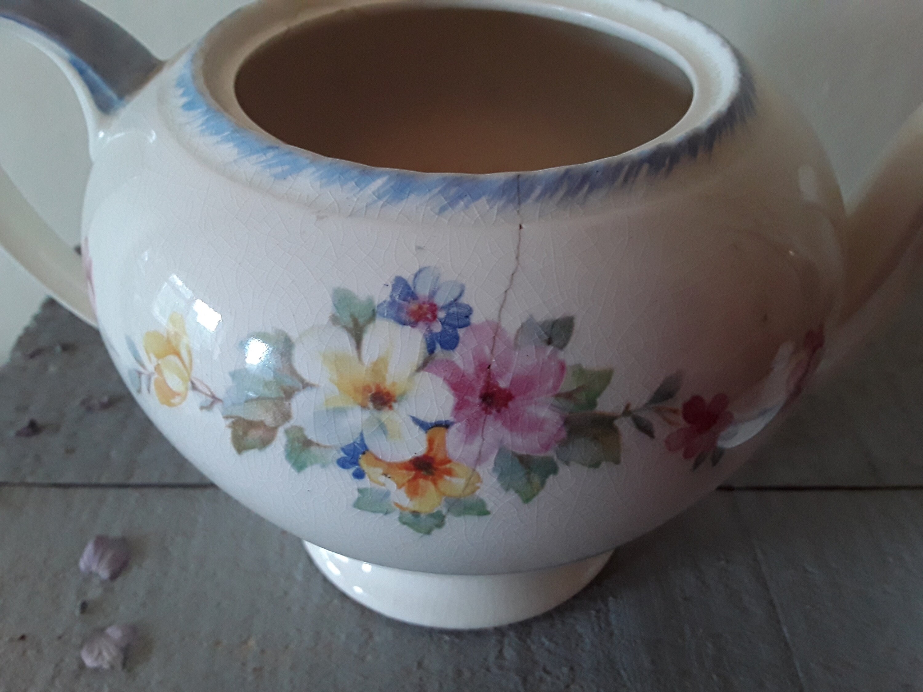 希少なヴィンテージ クラウン デュカル ティーポット - Etsy 日本