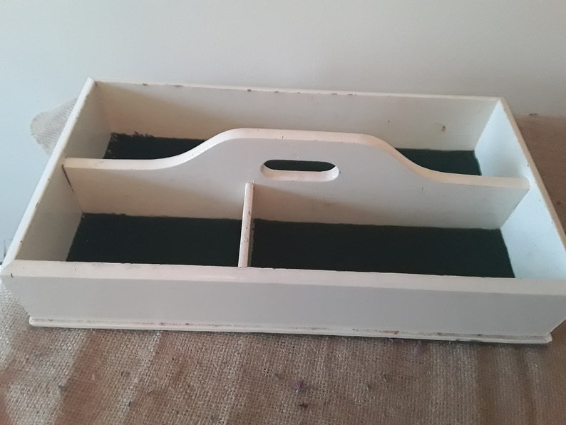 Large trug cutlery tray