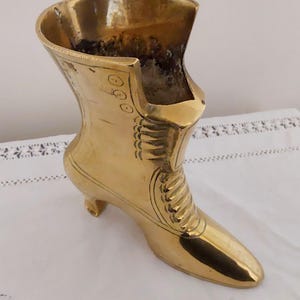 Vintage Brass Boot