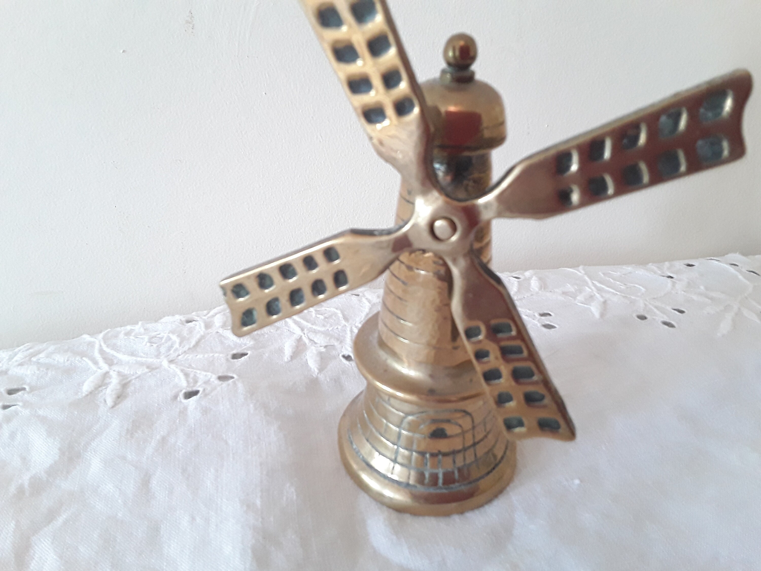Vintage Brass Windmill Etsy Canada
