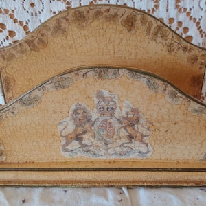 Vintage Wooden Letter Rack