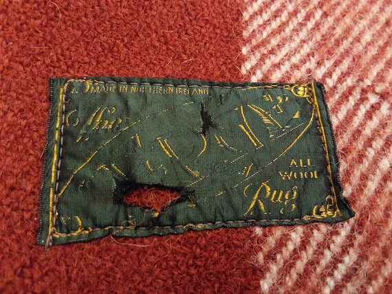 vintage アイルランド ウールブランケット 【公式通販】