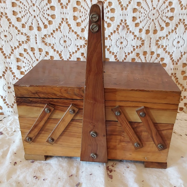 Vintage Sewing Box Etsy