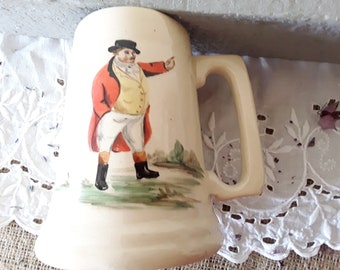 Ironstone Hand Painted Tankard