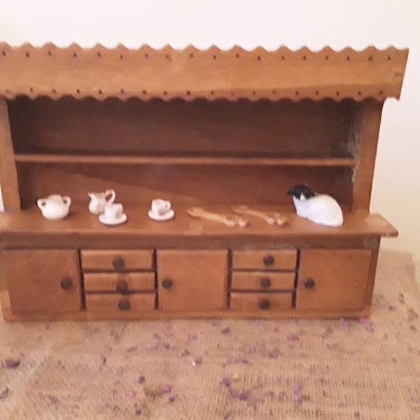 Mini Wooden Welsh Dresser