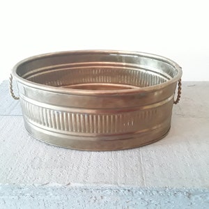 Vintage Brass Planter