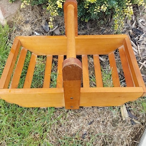 Vintage Style Wooden Trug