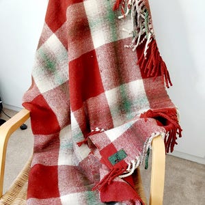 Vintage Irish Woollen Blanket