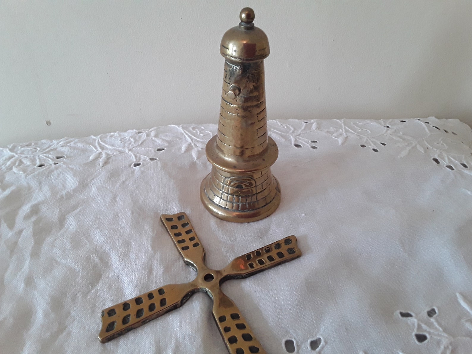 Vintage Brass Windmill Etsy Canada