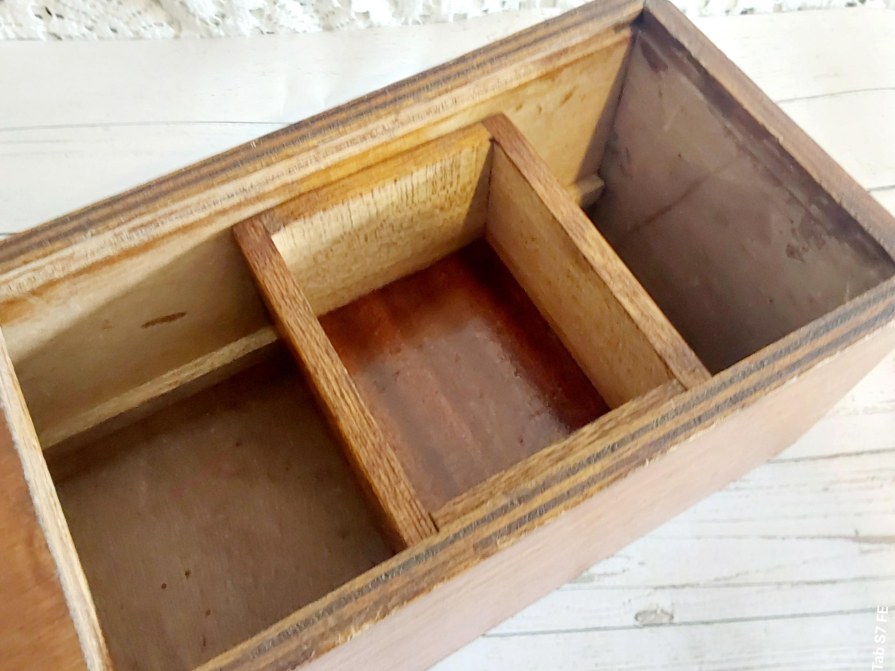 スライド式の蓋付きヴィンテージ木箱 - Etsy 日本