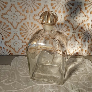 Vintage Spanish Jerez Brandy Bottle/Decanter