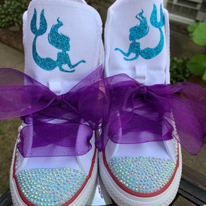 Bling mermaid converse