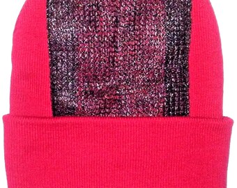 F-Rock -  Head Spin Beanie (Red/Black Mesh)