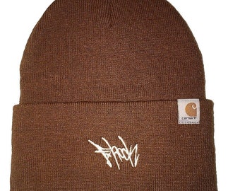 Carhartt x F-Rock wintermuts ((bruin/beperkte editie)