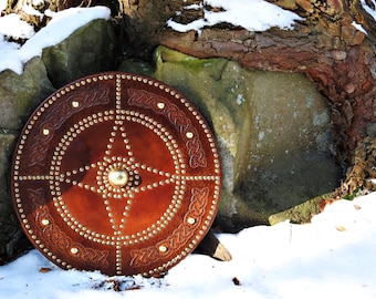 Scottish Targe with Star Pattern