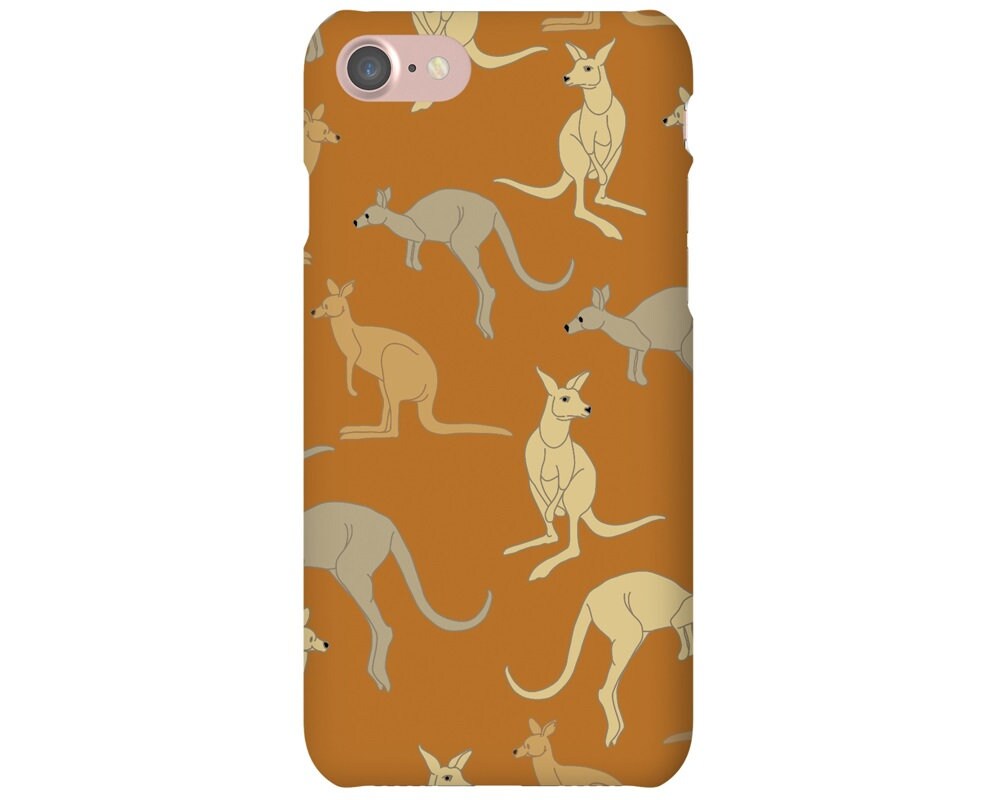 Kangaroo Phone Case Phone Case Kangaroo Kangaroo iPhone Etsy