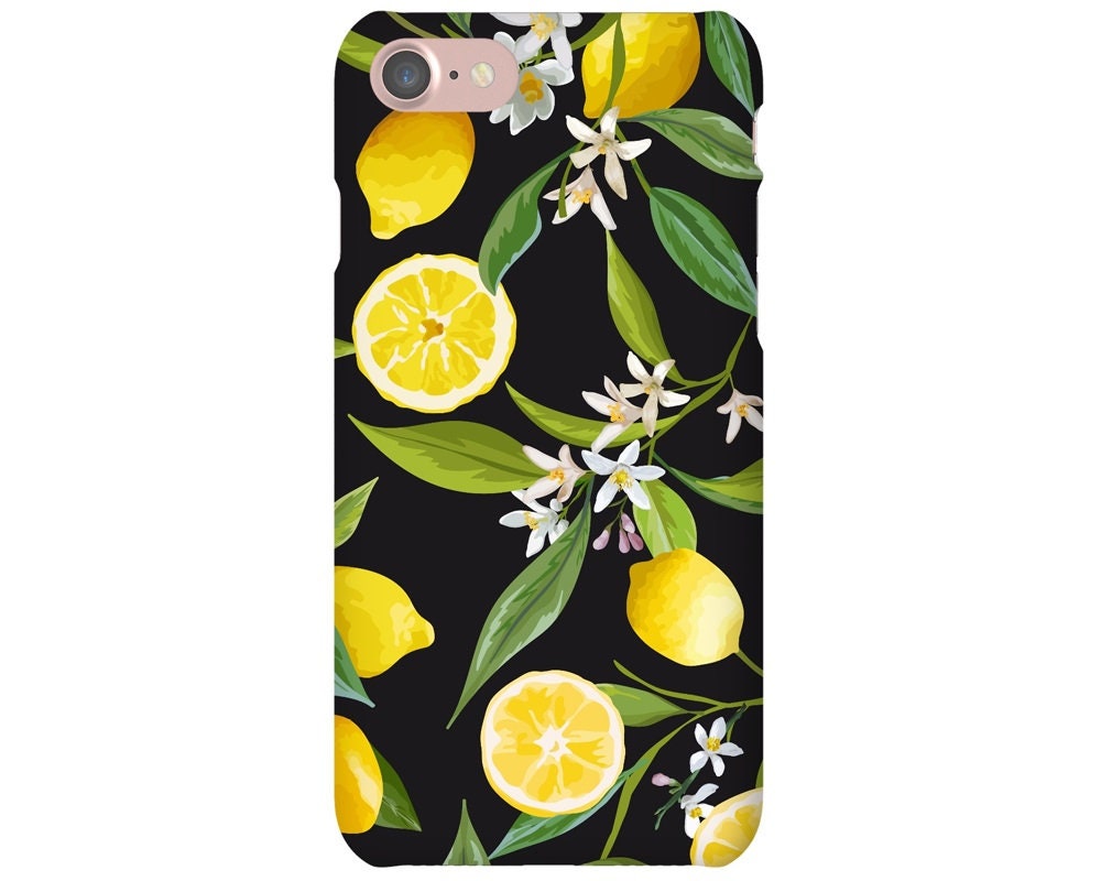 Lemon Phone Case Phone Case Lemon Lemon iPhone Case Lemon Etsy