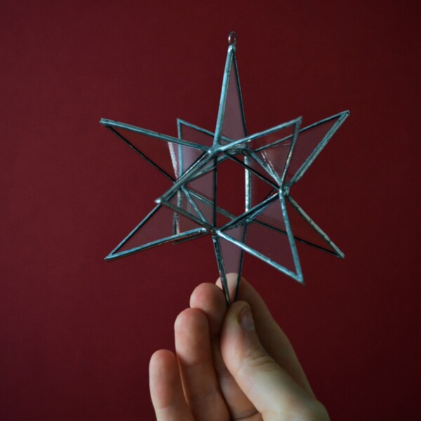 Moravian Star Christmas Tree Topper Etsy