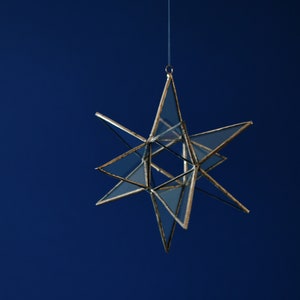 Moravian Star Stained Glass, Star Suncatcher image 9