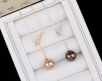 Without pearl, Blank Chain Necklace Setting - 45cm