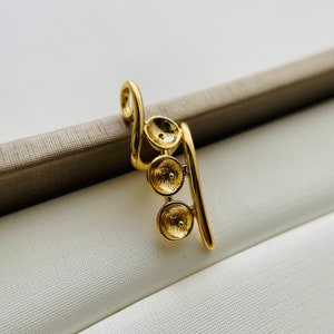 Pendant Setting For 5mm Half Drilled Pearls