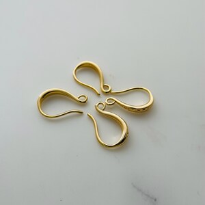10 Pcs Hook Earrings Earwires - 15mm