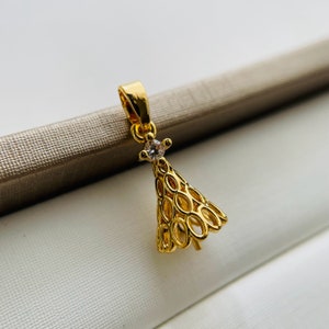 Bead Cone Cap ,  Pendant Setting For Half Drilled Beads, Gems , Pearls