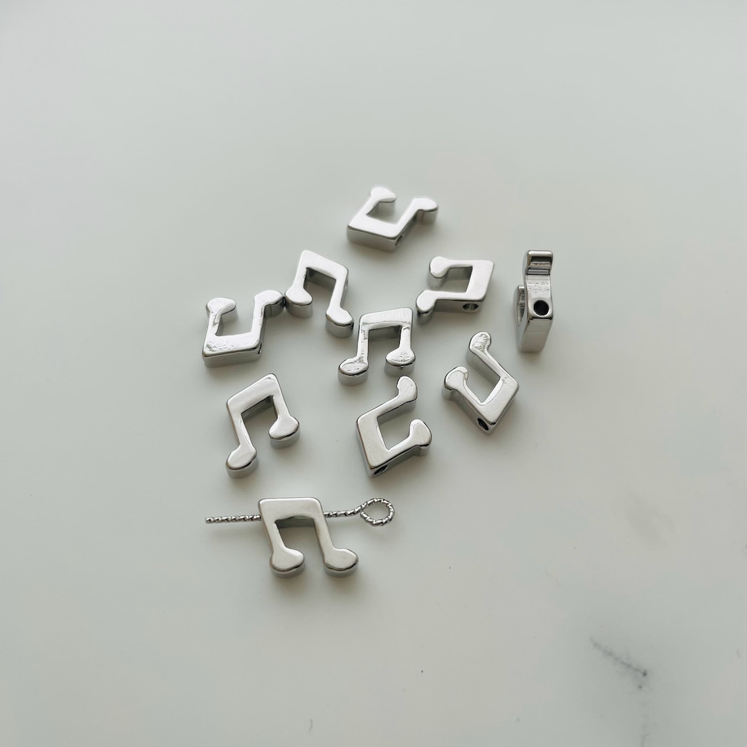 Bead Notes 20pcs- Music Notes Beads - 9x9mm - Etsy