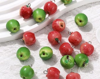 40 piezas, dijes de resina