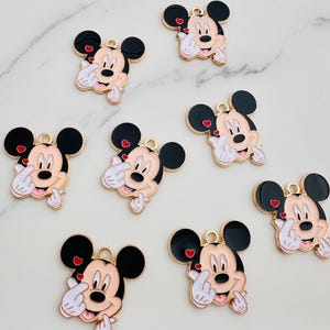 20pcs, Enamel Charms, 23x20mm