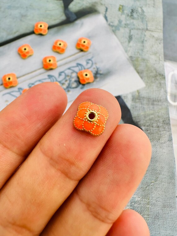 200 perline con occhio malocchio, 8 mm, fatte a mano, in resina, perline piatte e rotonde, per braccialetti fai da te (blu 200 perline con occhio malocchio, 8 mm, fatte a mano, in resina, perline piatte e rotonde, per braccialetti fai da te (blu