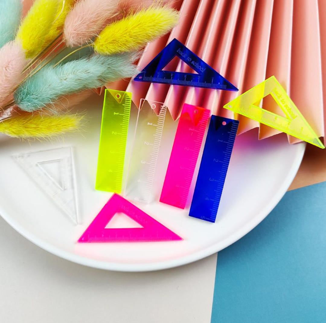 Adornments Ruler 10pcs, Assorted Acrylic Ruler Charms - Etsy