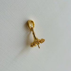 Bead Cap ,  Pendant Setting For Half Drilled Pearls , 10mm