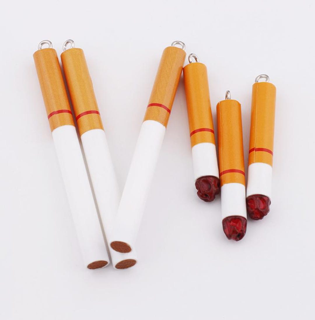 20pcs, Resin Cigarette Charms