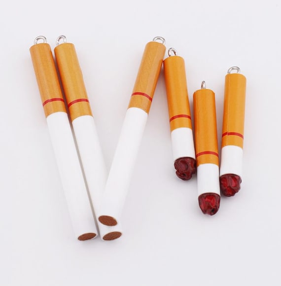 20pcs, Resin Cigarette Charms