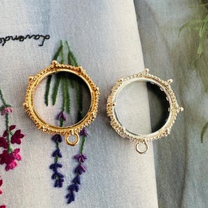 6 pieces , 20mm, 25mm, round Settings